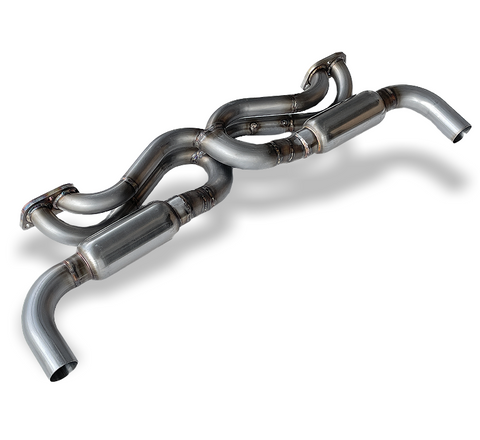 Bursch Super Sport Exhaust System for Porsche 914-4 (1970-76). PMB Performance offers a vast selection of Bursch Exhaust components. Bursch is revolutionizing exhaust systems for Porsche 911, 912, 914, and even classic Porsche 356. Experience enhanced horsepower and efficiency with Bursch—your go-to for Porsche exhaust upgrades.