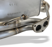 Bursch Stainless Steel Exhaust System with Muffler for Porsche 912E. PMB Performance offers a vast selection of Bursch Exhaust components. Bursch is revolutionizing exhaust systems for Porsche 911, 912, 914, and even classic Porsche 356. Experience enhanced horsepower and efficiency with Bursch—your go-to for Porsche exhaust upgrades. 
