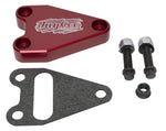 Transform your engine bay with JayCee's Billet Oil Cooler Block-Off made from premium 6061 aluminum. This complete package includes durable 12-point hardware and a sealing gasket for optimal performance. Anodized in three striking colors and laser engraved to complement your JayCee products, this block-off adds both function and style to your setup!
