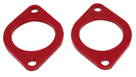 Experience durability with our Polyurethane 3/16" Thick Gasket! Specifically designed to minimize vibration, it fits seamlessly between carbs and manifold. Choose between bold Red or sophisticated Black. Sold in pairs for easy installation. Boost your engine performance and shop today!