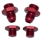 JayCee Pro Fuel Inlets - Red, Pair