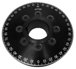 JayCee Billet 4-1/2" Street Power Pulley - Black, Sand Seal