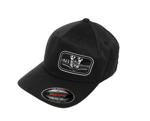 JayCee Signature Series 48 Special Flex-Fit Hat in Black.
