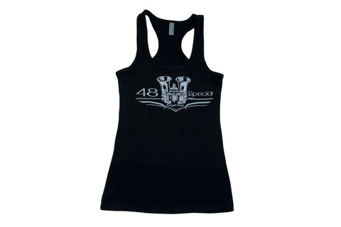 JayCee 48 Special Womens Tank Top in Black size Large