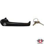 Dr Handle Cargo Blk Rt Keyed