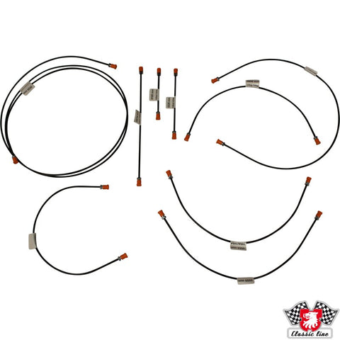 Don’t compromise on safety! Our 9-Piece Brake Line Kit for Type 2 vehicles provides a complete solution for maintaining your braking system. Designed for easy installation and maximum durability, this kit ensures a secure fit and long-lasting performance. Upgrade your ride with our quality Brake Line Kit today and enjoy peace of mind on the road!