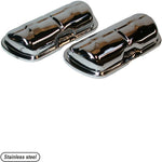 Chrome Clip On Valve Covers