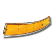 Enhance Your Porsche 911 (1969-71) with Our Amber USA Spec Front Left Turn Signal Lens! Designed for guaranteed fitment, this lens replaces old, cracked lenses, improving both look and resale value. With OE dimensions for easy installation, crystal-clear clarity, and accurate color reproduction, it includes a 24-month unlimited mileage warranty. Replaces 901 631 903 04.