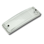 Front Clear Turn Signal Lens for Porsche 911, 912, and 930 (1974-89): This lens, no longer available from Porsche, offers guaranteed fitment and enhances vehicle appearance. Crystal-clear design, accurate OE color reproduction, and easy installation restore your Porsche's look. 24-month unlimited mileage warranty. Replaces: 91163195700. #26 in Diagram.