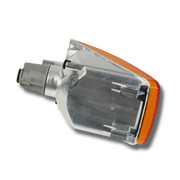 Revitalize Your Porsche 911 (1989-94) with Our Front Left Euro Spec Amber Turn Signal Lens! Designed for guaranteed fitment, this lens is precision-molded to OE specs for easy installation and an attractive appearance. Crystal-clear with quality reflector finish for maximized visibility. 24-month unlimited mileage warranty. Replaces 964 631 405 00.