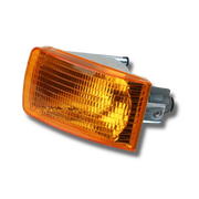 Revitalize Your Porsche 911 (1989-94) with Our Front Left Euro Spec Amber Turn Signal Lens! Designed for guaranteed fitment, this lens is precision-molded to OE specs for easy installation and an attractive appearance. Crystal-clear with quality reflector finish for maximized visibility. 24-month unlimited mileage warranty. Replaces 964 631 405 00.