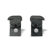 914Rubber Late Door End Cap Set for Porsche 914 (73-76). Durable ABS, OEM fit. PMB Performance, top 914Rubber retailer, 20 yrs expertise. (855) 786-7101.