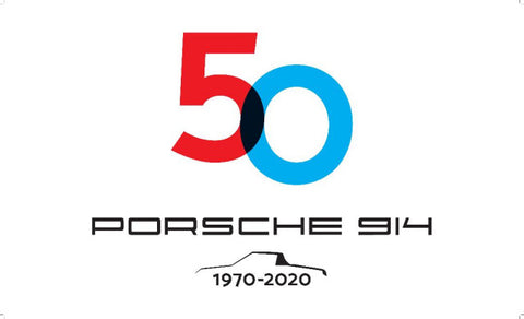 Porsche 914 50th Anniversary Flag