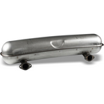 SSI "GT3" Style Stainless Steel Muffler with 63mm Dual Center Outlets for Porsche 911 and 914-6 (1965-89)
