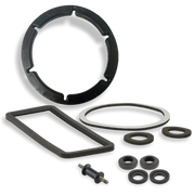 914Rubber Late Airbox & Wiper Shaft Seal Kit for Porsche 914 (73-76). Silicone seal, PVC hoses, elastomer bushings. PMB Performance, top 914Rubber retailer.