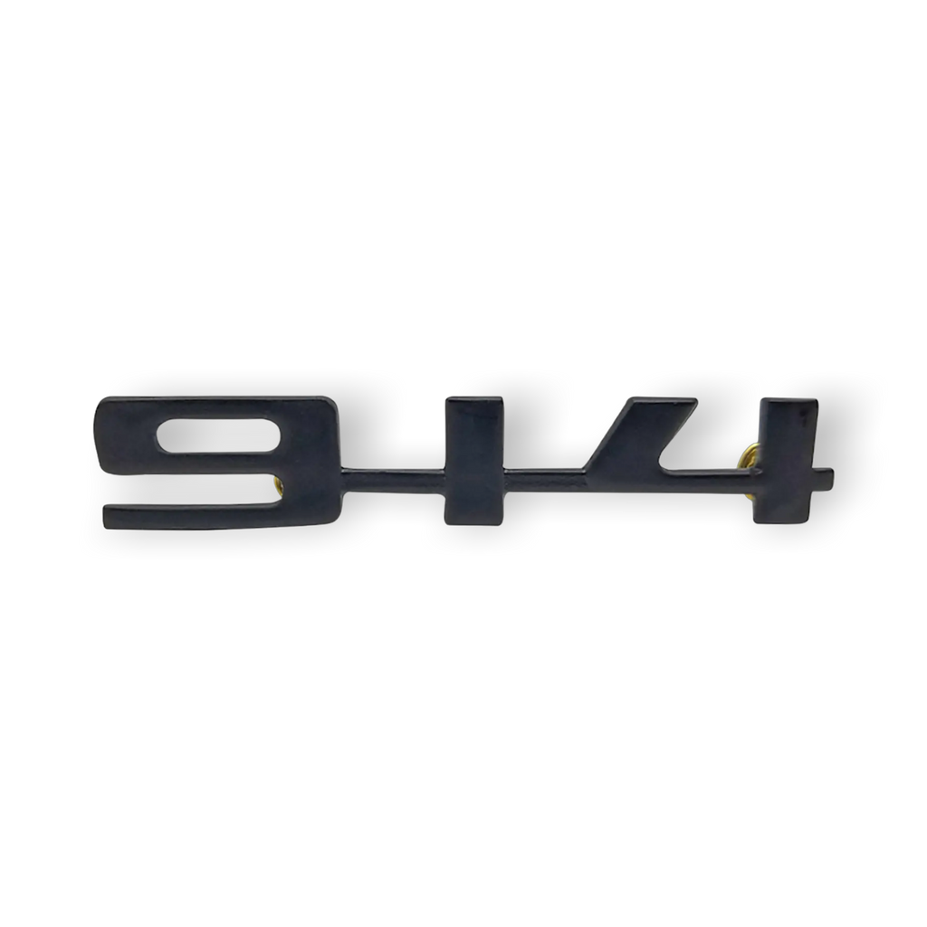 914Rubber Black Metal 914 Insignia for Porsche 914 (73-76 914Rubber Black Metal 914 Insignia for Porsche 914 (73-76