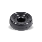 914Rubber rear shock mounting bushing for Porsche 914 (All Years). Durable rubber reduces vibrations and ensures proper alignment for handling and comfort.