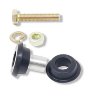 914Rubber Front Suspension Droplink Bushing Set for Porsche 914 (All Years). Restores sway bar response and handling with durable factory-style rubber bushings.