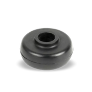 914Rubber rear shock mounting bushing for Porsche 914 (All Years). Durable rubber reduces vibrations and ensures proper alignment for handling and comfort.