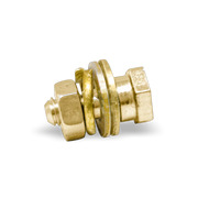 914Rubber heater lever cable clamping bolt with hardware for Porsche 356, 911, and 914. Secures cables in place for optimal heating system performance.