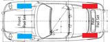 Porterfield R4-S Pads for Late Porsche 914-4 Front Calipers (72.8 - 76)